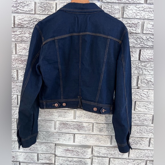 Liquid Jeans Cropped Denim Jacket - Picture 3 of 3